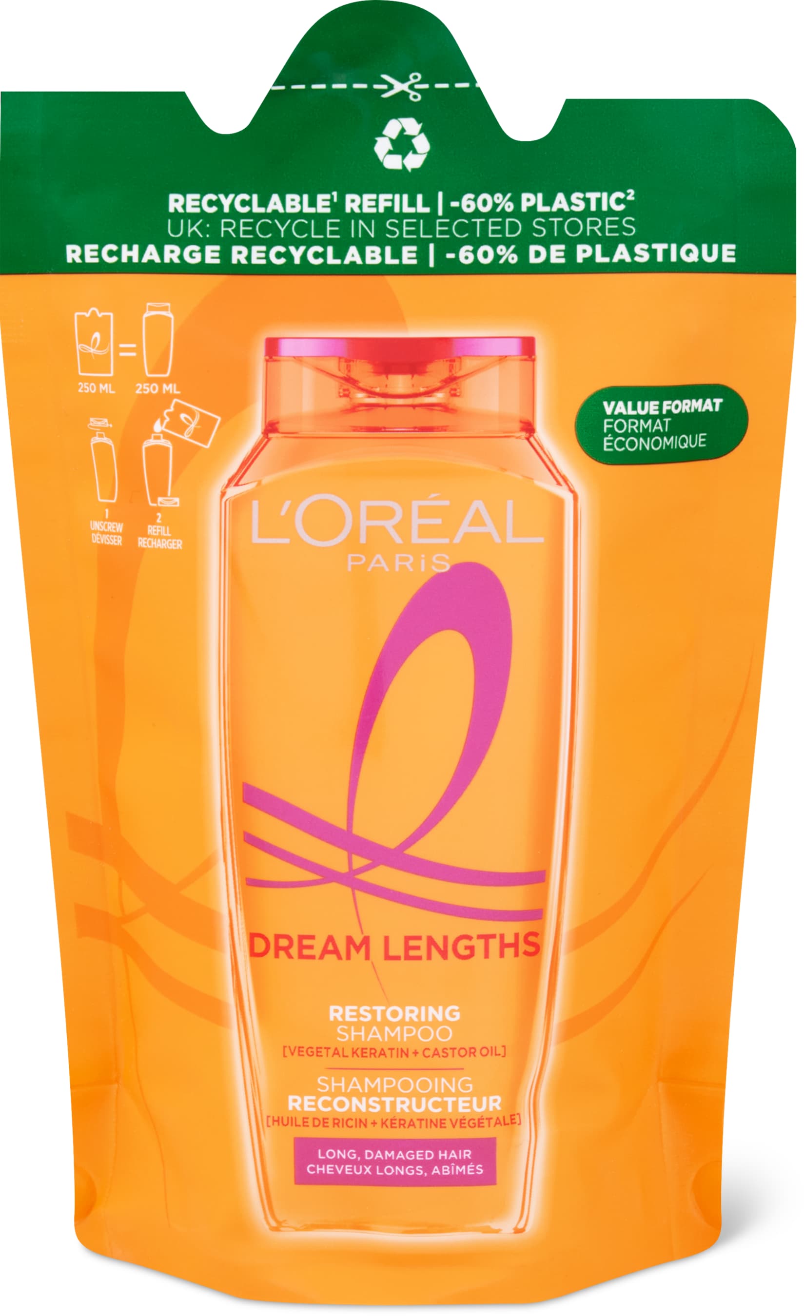 Elsève Shampoo Dream Long